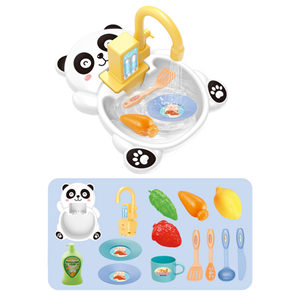 اسباب بازی سینک ظرفشویی طرح پاندا 14 قطعه مدل 2016