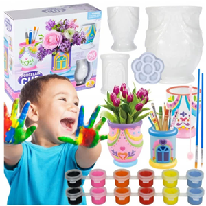 مجموعه گلدان های رنگ آمیزی مدل 868