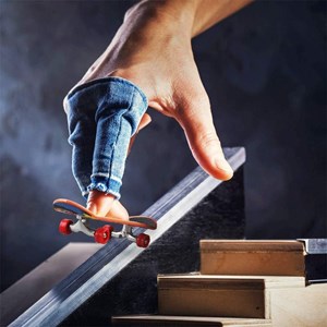 مینی اسکیت‌ بورد انگشتی مجموعه 6 عددی مدل 1812