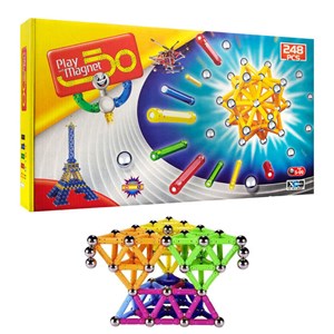 اسباب بازی مگنت مغناطیسی مدل 248 تکه PLAY MAGNET_اسباب بازی