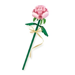 لگو شاخه گل رز صورتی مدل 611005