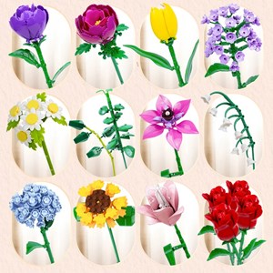 لگو دسته گل رنگی مدل  11304