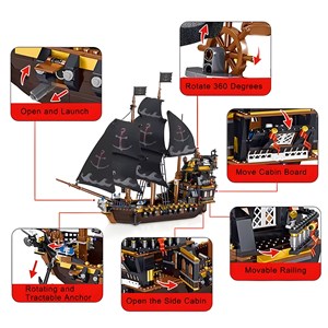 لگو کشتی دزدان دریایی مدل 982004