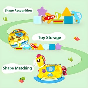 بلز هانگر طرح اسب پونی زرد مدل 8038