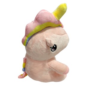 عروسک پولیشی مدل اسب تک شاخ صورتی ارتفاع 25 سانتی متر Unicorn_اسباب بازی