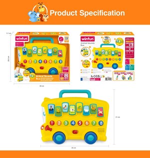 اتوبوس حیوانات وین فان Winfun مدل 000676