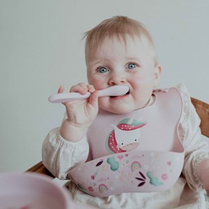 قاشق و چنگال سیلیکونی طرح پونی ساسی Sassi