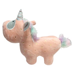 عروسک پولیشی مدل اسب تک شاخ اگنس صورتی ارتفاع 28 سانتی متر Unicorn Agnes_اسباب بازی