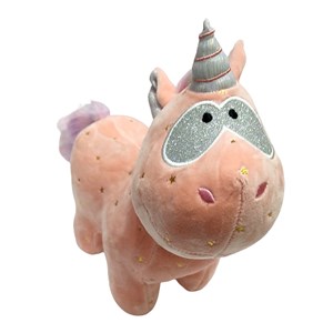 عروسک پولیشی مدل اسب تک شاخ اگنس صورتی ارتفاع 28 سانتی متر Unicorn Agnes_اسباب بازی
