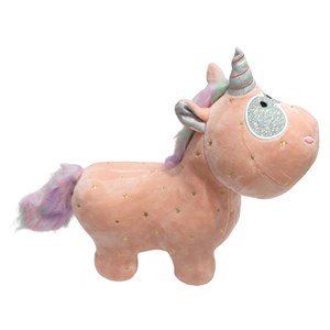 عروسک پولیشی مدل اسب تک شاخ اگنس صورتی ارتفاع 28 سانتی متر Unicorn Agnes_اسباب بازی