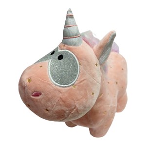 عروسک پولیشی مدل اسب تک شاخ اگنس صورتی ارتفاع 28 سانتی متر Unicorn Agnes_اسباب بازی