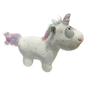 عروسک پولیشی مدل اسب تک شاخ اگنس سفید ارتفاع 28 سانتی متر Unicorn Agnes_اسباب بازی