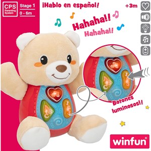 عروسک پولیشی خرس وین فان Winfun مدل 000681