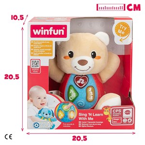 عروسک پولیشی خرس وین فان Winfun مدل 000681