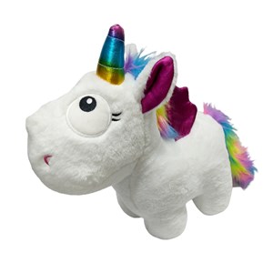 عروسک پولیشی مدل اسب تک شاخ اگنس سفید بزرگ بالدار ارتفاع 40 سانتی متر Unicorn Agnes_اسباب بازی