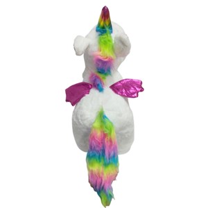 عروسک پولیشی مدل اسب تک شاخ اگنس سفید بزرگ بالدار ارتفاع 40 سانتی متر Unicorn Agnes_اسباب بازی