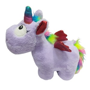 عروسک پولیشی مدل اسب تک شاخ اگنس بنفش بزرگ بالدار ارتفاع 40 سانتی متر Unicorn Agnes_اسباب بازی