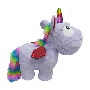 عروسک پولیشی مدل اسب تک شاخ اگنس بنفش بزرگ بالدار ارتفاع 40 سانتی متر Unicorn Agnes_اسباب بازی