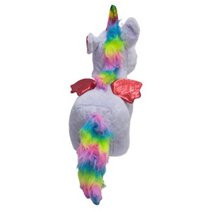 عروسک پولیشی مدل اسب تک شاخ اگنس بنفش بزرگ بالدار ارتفاع 40 سانتی متر Unicorn Agnes_اسباب بازی