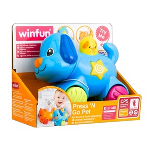 سگ چرخ دار موزیکال وین فان Winfun مدل 00733