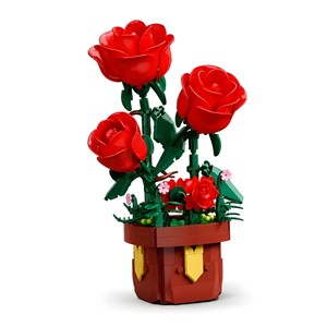 لگو گلدان گل رز قرمز مدل 1119