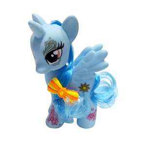 عروسک دوتایی اسب پونی بالدار موزیکال به همراه دختر اسکوتر سوار و وسایل My Little Pony_اسباب بازی
