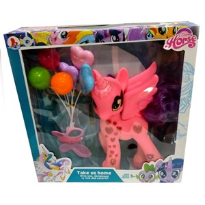 عروسک اسب پونی بالدار موزیکال بادکنکی My Little Pony_اسباب بازی