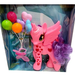 عروسک اسب پونی بالدار موزیکال بادکنکی My Little Pony_اسباب بازی