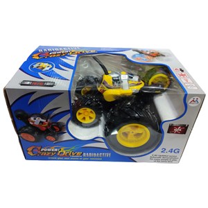 ماشین کنترلی تندر دیوانه مسابقه ای رادیواکتیو 360 درجه مدل Radioactive Racing Thunder Car - L8239_اسباب بازی