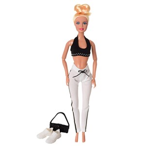 ست اسباب بازی عروسک باربی دفا لوسی کلاس های یوگا با لوازم جانبی مدل Barbie Defa Lucy Yoga Classes with accessories 8370_اسباب بازی