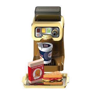 ست اسباب بازی موزیکال فروشگاه همبرگر همراه با دستگاه آبمیوه گیری 25 تکه مدل Mini Burger Shop Toys A1463680Q-U_ اسباب بازی