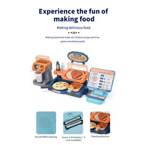 ست اسباب بازی موزیکال پیتزا فروشی 35 تکه مدل Mini Pizza Shop Toys A1463666Q-U_اسباب بازی