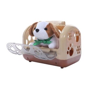 عروسک توله سگ اسباب بازی حیوانات خانگی همراه با قفس و لوازم جانبی Puppy Pet Toys & Accessories_اسباب بازی