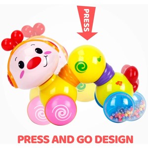 اسباب بازی کرم خزنده موزیکال هولی تویز مدل 997 Hola Toys