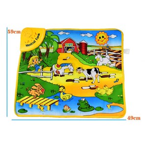اسباب بازی سفره موزیکال مزرعه مدل Music Farm Carpet YiQu 2912_اسباب بازی
