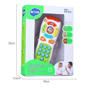 اسباب بازی موزیکال ریموت کنترل آموزشی هولی تویز مدل 3113 Hola Toys music toy remote control_اسباب بازی