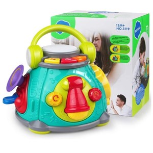 اسباب بازی کیف موزیکال هولی تویز 3119 Hola Toys Activity Music Cube