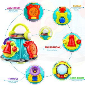 اسباب بازی کیف موزیکال هولی تویز 3119 Hola Toys Activity Music Cube