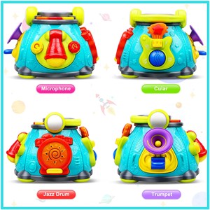 اسباب بازی کیف موزیکال هولی تویز 3119 Hola Toys Activity Music Cube