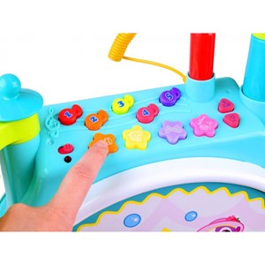 اسباب بازی موزیکال جاز و درام بزرگ هولی تویز مدل 3130 Hola Toys Dimple Electric Big Toy Drum Set for Kids