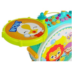 اسباب بازی موزیکال جاز و درام بزرگ هولی تویز مدل 3130 Hola Toys Dimple Electric Big Toy Drum Set for Kids