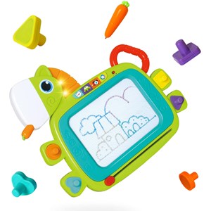 اسباب بازی تخته سفید مگنتی موزیکال و چراغدار هولی تویز مدل 3131 Hola Toys EastSun Magnetic Drawing Board