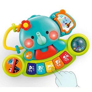 پیانو فیلی موزیکال هولی تویز مدل 3135 Hola Toys Elephant Keyboard_اسباب بازی