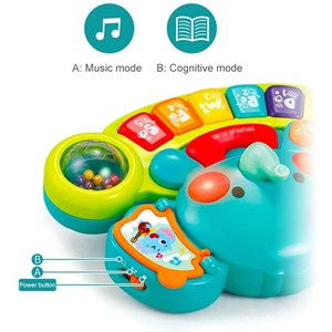 پیانو فیلی موزیکال هولی تویز مدل 3135 Hola Toys Elephant Keyboard_اسباب بازی