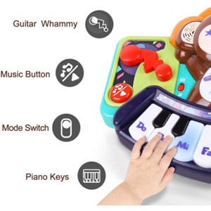 اسباب بازی ارگ میمون هولی تویز مدل 3137 Hola Toys Toddler Piano Keyboard
