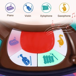 اسباب بازی ارگ میمون هولی تویز مدل 3137 Hola Toys Toddler Piano Keyboard