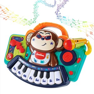 اسباب بازی ارگ میمون هولی تویز مدل 3137 Hola Toys Toddler Piano Keyboard