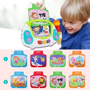اسباب بازی میکروفون موزیکال ضبط صدا هولی تویز مدل 3138 Hola Toys Karaoke Jukebox with Microphone for Kids