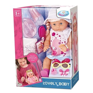 ست اسباب بازی عروسک وارم بیبی لاولی مدل Warm Baby Lovely Baby Doll - Multi Color