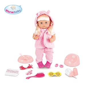 ست اسباب بازی عروسک وارم بیبی مدل Warm Baby Lovely Baby Doll